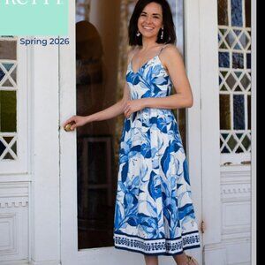 H&M Cotton Midi Slip Dress Size S